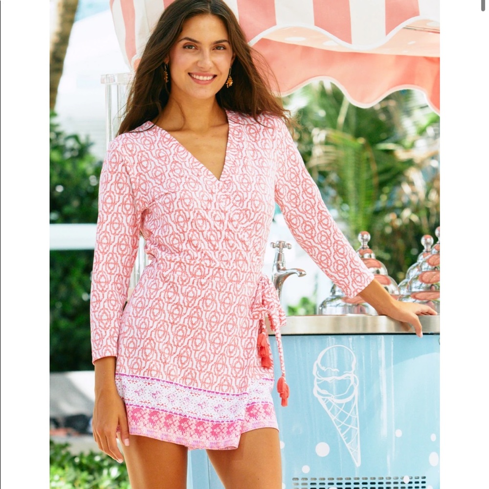 CABANA LIFE - NAPA WRAP ROMPER size small